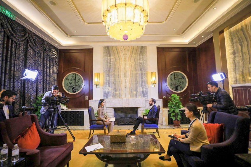 Entrevista para la TV