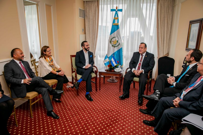 Reunión con Presidente electo de Guatemala.