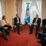 Reunión con Presidente electo de Guatemala.