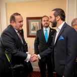 Reunión con Presidente electo de Guatemala.