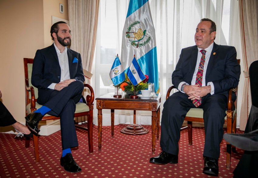 Reunión con Presidente electo de Guatemala.