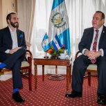 Reunión con Presidente electo de Guatemala.