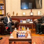 Reunion con Rector de Universidad de Ankara