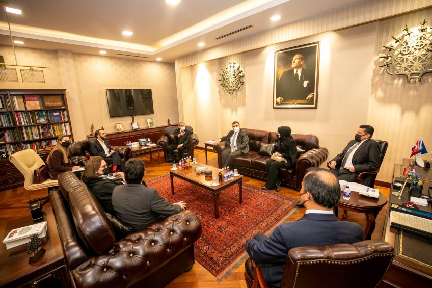 Reunion con Rector de Universidad de Ankara